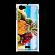 Coque Sony Xpéria J Fruits frais sur la plage