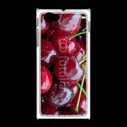 Coque Sony Xpéria J Fond de cerises