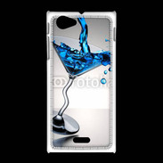 Coque Sony Xpéria J Cocktail bleu lagon 5