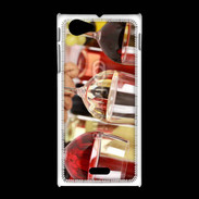 Coque Sony Xpéria J Vin blanc rosé et rouge