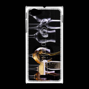 Coque Sony Xpéria J Verres vides, verres pleins