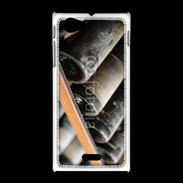 Coque Sony Xpéria J Vieilles bouteilles de vin 2