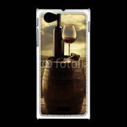 Coque Sony Xpéria J Vin rouge et paysage viticole