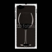 Coque Sony Xpéria J Verre de vin rouge 2