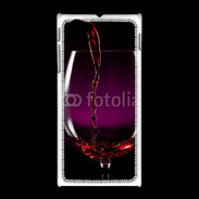 Coque Sony Xpéria J Verre de vin rouge 3