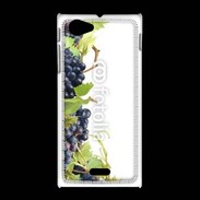 Coque Sony Xpéria J Fond raisin