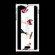 Coque Sony Xpéria J Vin rouge !!