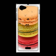 Coque Sony Xpéria J Trio de macarons