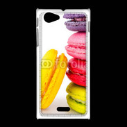 Coque Sony Xpéria J Macarons empilés 20