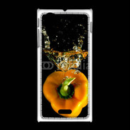 Coque Sony Xpéria J Poivron jaune