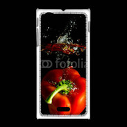 Coque Sony Xpéria J Poivron rouge