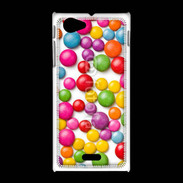 Coque Sony Xpéria J Bonbons colorés en folie