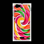Coque Sony Xpéria J Sucette escargot