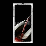 Coque Sony Xpéria J Vin rouge