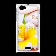 Coque Sony Xpéria J Fleurs relax