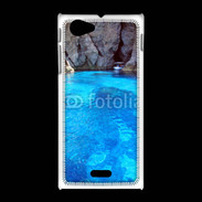 Coque Sony Xpéria J Petite crique en Sicile