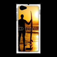 Coque Sony Xpéria J Surfer couché de soleil