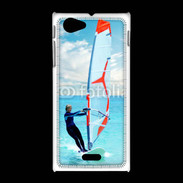Coque Sony Xpéria J Planche à voile en mer des caraïbes