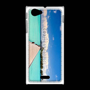 Coque Sony Xpéria J Ponton sur mer des tropiques