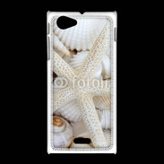 Coque Sony Xpéria J Coquillage et étoile de mer