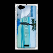 Coque Sony Xpéria J Village vue mer