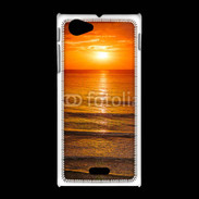 Coque Sony Xpéria J Couché de soleil mer 2