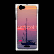 Coque Sony Xpéria J Couché de soleil en mer 50