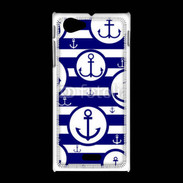 Coque Sony Xpéria J Ancre de Bateau 75