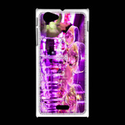 Coque Sony Xpéria J Coupes de champagne discothèque