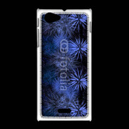 Coque Sony Xpéria J Feu d'artifice bleu