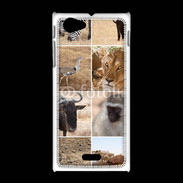 Coque Sony Xpéria J Les animaux de la savane