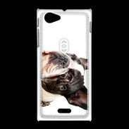 Coque Sony Xpéria J Bulldog français 1