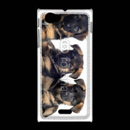 Coque Sony Xpéria J Chiots Berger Allemand