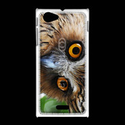 Coque Sony Xpéria J Tête de chouette