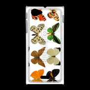 Coque Sony Xpéria J Planche de papillons