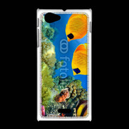 Coque Sony Xpéria J Poisson jaune