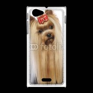 Coque Sony Xpéria J Yorkie de face