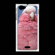 Coque Sony Xpéria J Perroquet rose