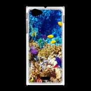 Coque Sony Xpéria J Poissons et coraux