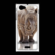 Coque Sony Xpéria J Rhinocéros