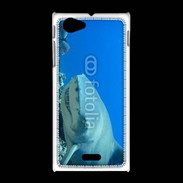 Coque Sony Xpéria J Requin citron