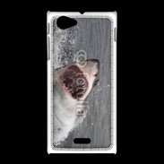 Coque Sony Xpéria J Attaque de requin blanc