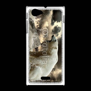 Coque Sony Xpéria J Ours blanc en colère