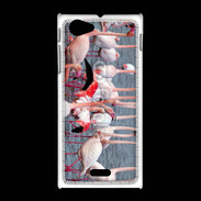 Coque Sony Xpéria J flamand rose