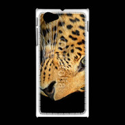 Coque Sony Xpéria J Tête de léopard 2