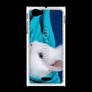 Coque Sony Xpéria J Portrait de lapin 5