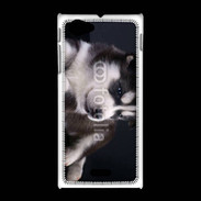 Coque Sony Xpéria J Chiot Husky de Sibérie
