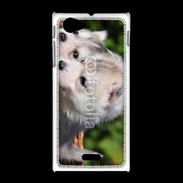 Coque Sony Xpéria J Chiot Husky de Sibérie 3