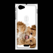 Coque Sony Xpéria J Petit chiot 4