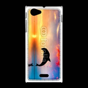 Coque Sony Xpéria J Dauphin dans l'océan 5